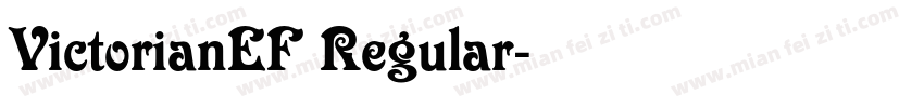 VictorianEF Regular字体转换